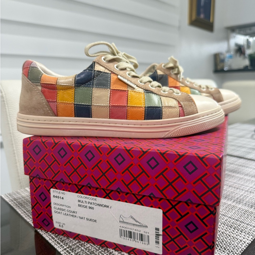 Tory Burch Multicolor Patchwork Sneakers - image 2